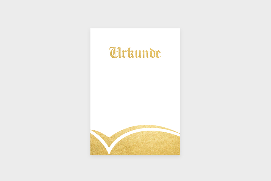 Urkunden und Zertifikate in Gold drucken – hochwertige Auszeichnungen individuell gestalten